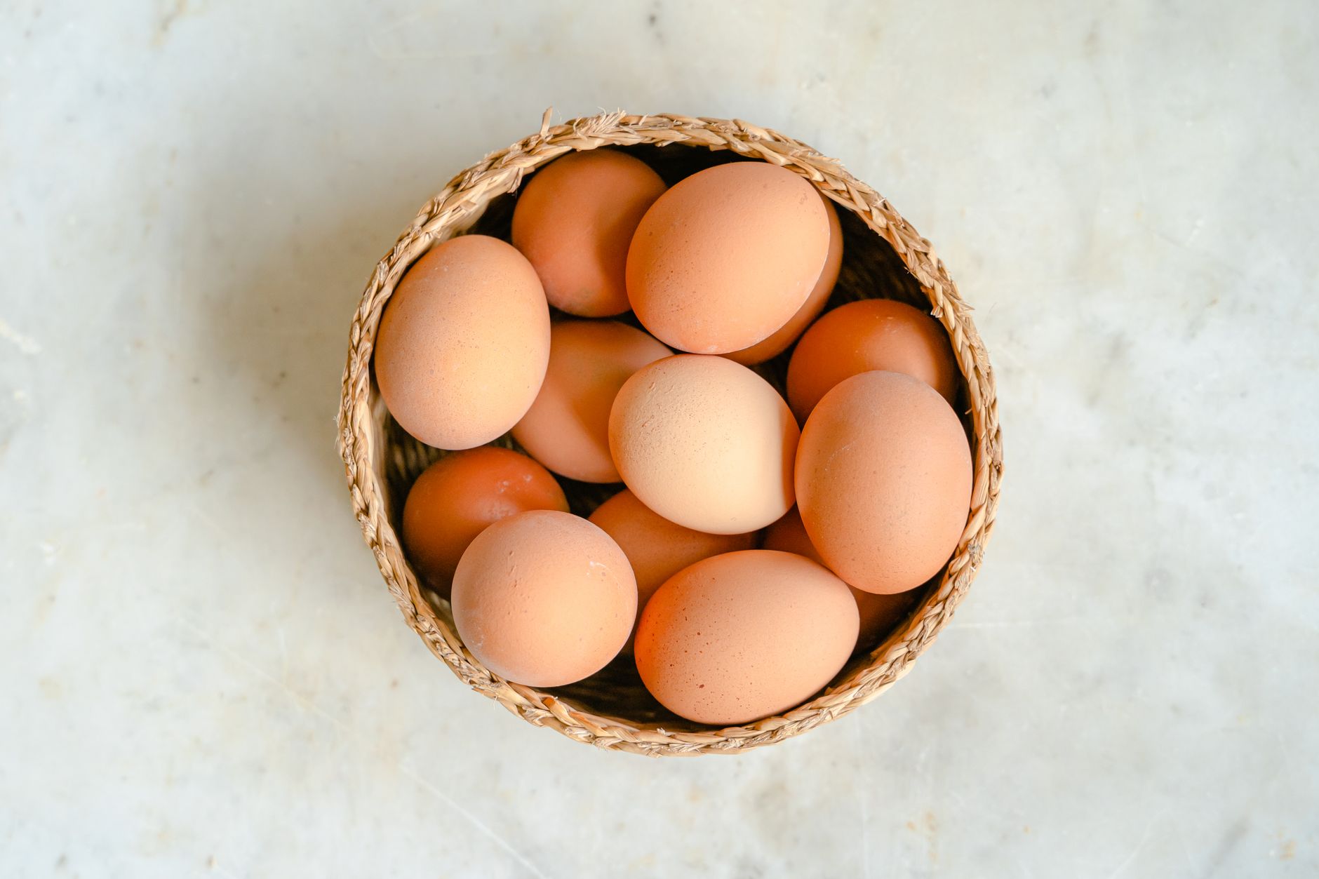eggs kitchen counter overhead
