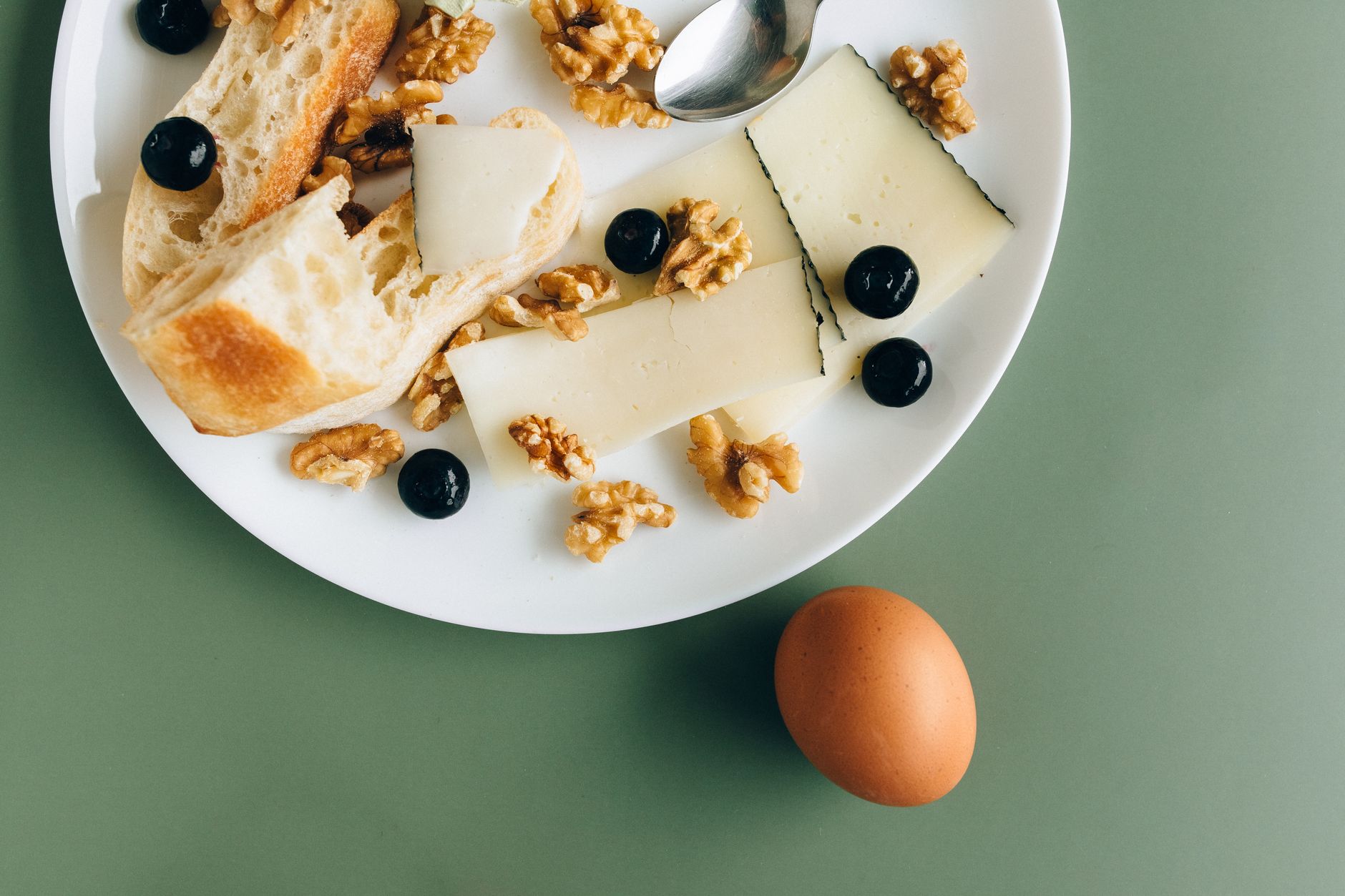 boiled eggs cheese board
